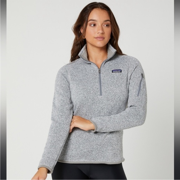 Patagonia Better Sweater Quarter Zip in White Birch Women’s Size Small - Picture 1 of 5